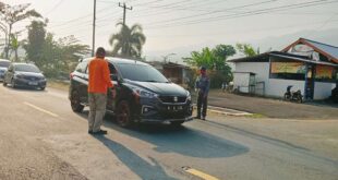 Pramuli Kwarran Somagede Bantu Kelancaran Lalu Lintas di Lokasi Upacara HUT RI