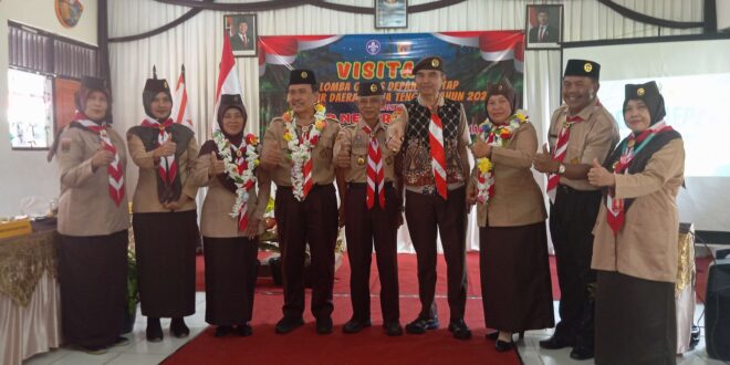 Meriahnya Visitasi Kwarda Jateng ke Gudep Mantap SDN 1 Piasa Kwarran Somagede