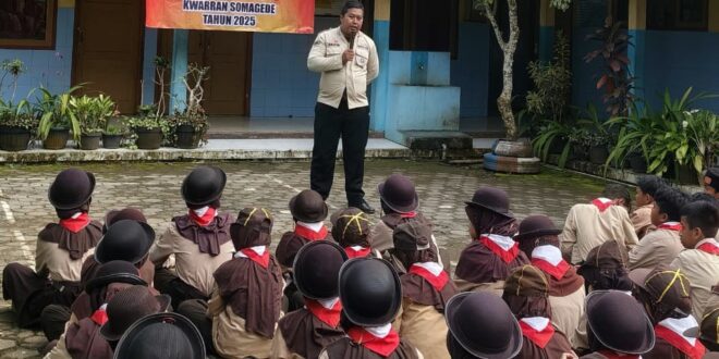 Antisipasi Bahaya Bencana Alam, Pramuli Kwarran Somagede Lakukan Sosialisasi Kepada Peserta Didik