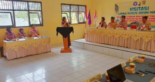 Gudep SD Negeri Kanding Terima Kedatangan Tim Visitrasi Lomba Gudep Mantap Tingkat Kwarcab Banyumas Tahun 2025