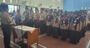 Ketua Kwarran Somagede Lantik Ketua Gugus Depan se-Kwarran Somagede
