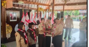 Gugus Depan SD Negeri Kanding Kwarran Somagede Raih Juara Harapan I Lomba Gugus Depan Mantap Kwarcab Banyumas 2025
